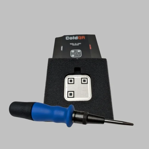 Alternative view of Titanium plate ColdQR