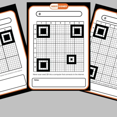 SeedSigner SeedQR Cards - Pack of 5