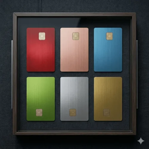 Alternative view of Metal smartcard
